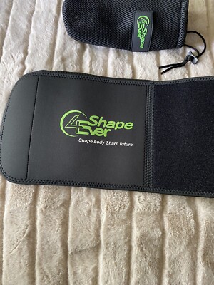  4 ever shape waist trimer black belt Size small  for men & women