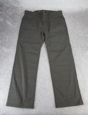 Prana Pants Mens 36 Brion Gray Nylon Hiking 36X30 NEW