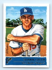 2001 Topps Gallery Shawn Green Los Angeles Dodgers #48