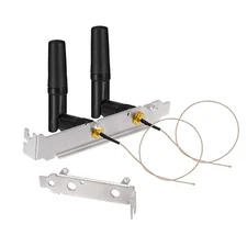 6-Pack 2.4/5GHz WiFi Antenna Kit for Mini PCIe Cards with 8in U.FL IPX Cables