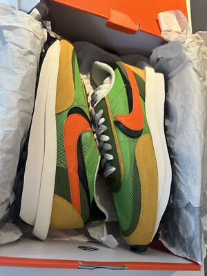 Nike Sacai waffle Green gusto UK11 UK