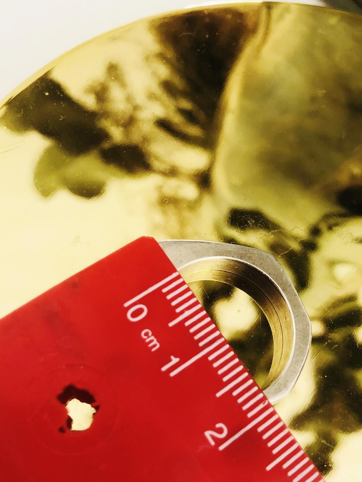 GUCCI Hexagonal For Him Ring Sterling Silver 925 … - image 1