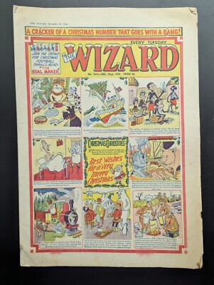 Wizard Comic No 1610, December 22nd 1956, D.C. Thomson, Xmas Issue