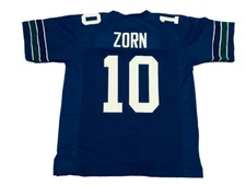 UNSIGNED CUSTOM Sewn Stitched Jim Zorn Blue Jersey - M, L, XL, 2XL
