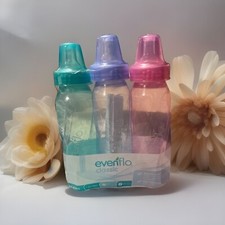 Evenflo Classic, 3 Count, Light Tint Nurser, 8 Ounce, Slow Flow, 0-3 Months