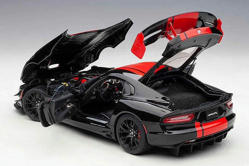 1/18 AUTOart ダッジ バイパー ACR 1:28エディション Amazon.com: Autoart 2017 Dodge Viper 1:28 Edition ACR Black