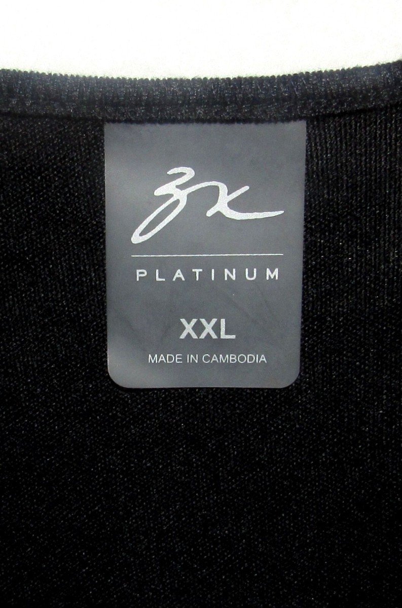 NEW w/Tag ZX PLATINUM Flow Knotted Top XXL Black Knit Long Sleeve