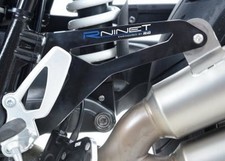 NUOVO R&G Racing supporto di scarico BLACK BMW R NINE T 2014- NineT