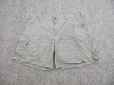 Columbia Shorts Mens 40 Gray Cargo Logo Outdoors Hiking Casual 40x19
