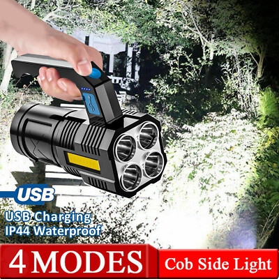 Ultrahell 9900000 Lumen 4 Modi Taschenlampen COB Arbeitslicht Aufladbar Fackel