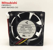 Mitsubishi CB0500H11 MMF-06H24SS-CX3 24V 0.09A 3-wire System Cooling Fan