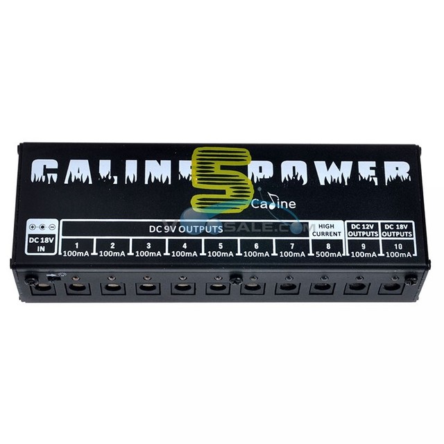 Caline Cp 05 Guitar Effect Pedal Power Supply 10 Output Short Circuit Protected For Sale Online Ebay