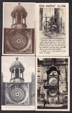 Horologie Uhren kleines Lot Sammlung GB Postkarten x10 vor 1940