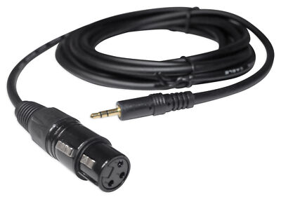 Rockville RXLR-AUX Cable to Connect XLR Microphone to PC for Gaming, Podcasting