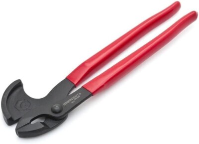 Crescent 11'' Nail Puller Pliers NP11 Red/Black Dual handles durable Forged steel