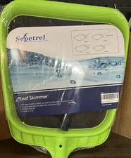 Sepetrel Leaf Skimmer - Reinforced Frame & Large Opening Durable Nylon Net, NEW