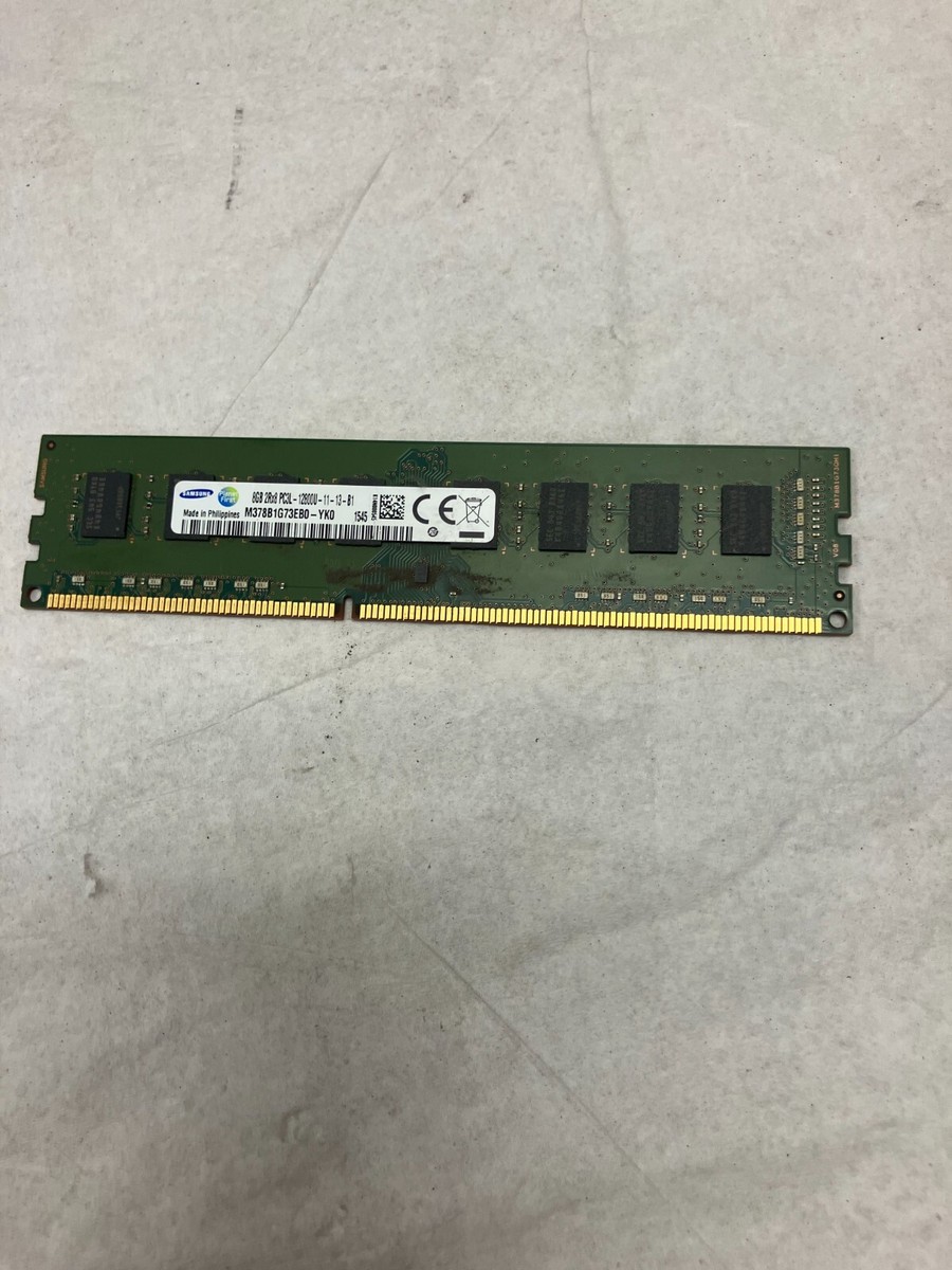 SAMSUNG 8GB DDR3 1600MHZ PC3L-12800U-11-13-B1 M378B1G73EB0-YK0