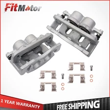 Front Left + Right Brake Calipers For Chevy Suburban Silverado GMC Sierra Savana