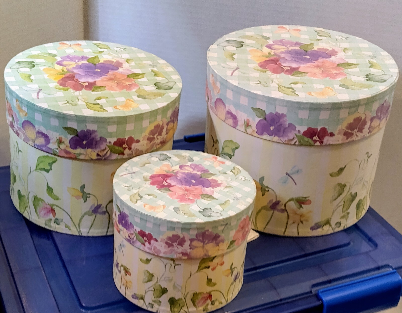 Vintage Nesting Hat Boxes By Lady Jayne Ltd In A Beau… Gem