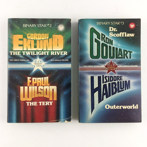 Binary Star 2 & 3 Vintage Sci-Fi, Outerworld, Dr. Scofflaw, The Twilight River