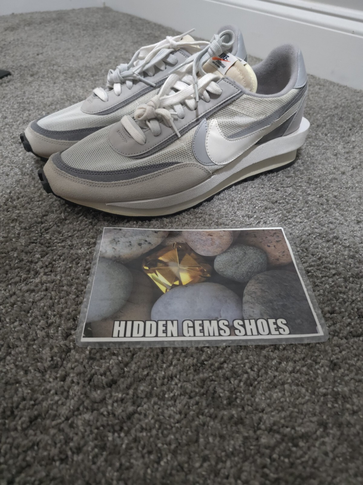 SACAI X NIKE Taglia 14 Nike Sacai x LDWaffle Summit bianche extra pulite come nuove 14 wmns 15 5