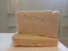 3 BARS TEA TREE CASTOR OIL GOAT MILK SOAP HAPPY GOAT CREAMERY PURE ESSENTIAL OIL — photo 2
