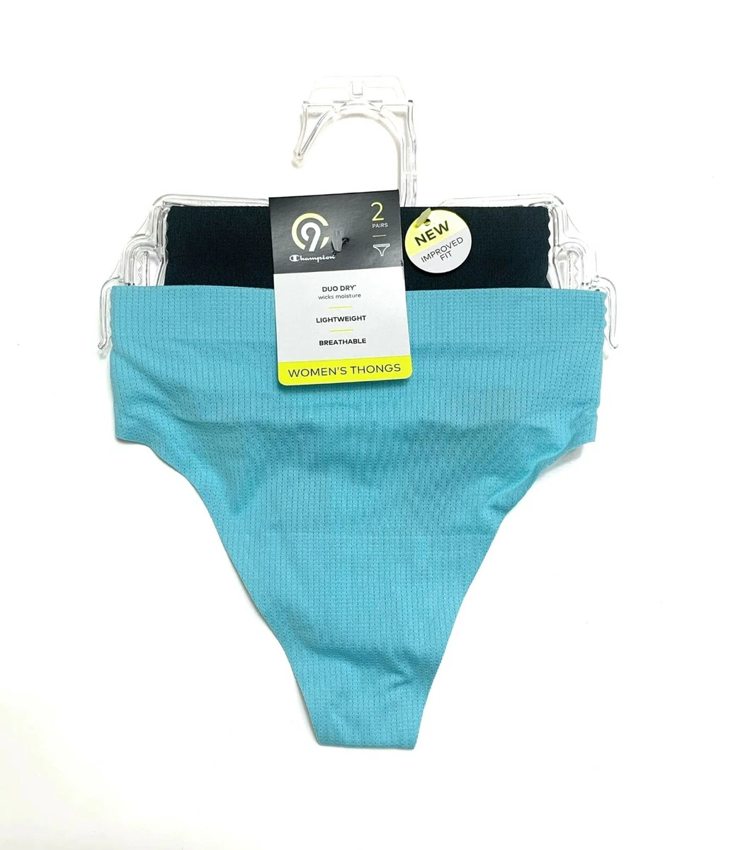 Champion workout breathable no show Mesh thong panties 4 Pack Size