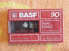 BASF FERRO EXTRA I IEC I BLANK AUDIO CASSETTE TAPE *NEW*