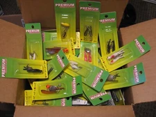 96 Beetle Spin Spinner Baits - Assorted Grub Colors & Jig Sizes 1/16-1/8-1/4-3/8