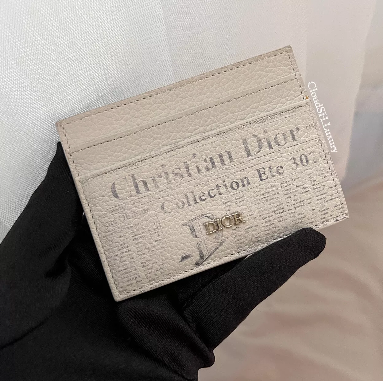 Porte carte à imprimer pour journal authentique Dior x Daniel Arsham   pré aimé