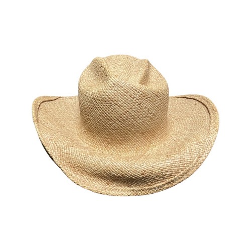 Shady Brady Raffia Straw Cowboy Hat 