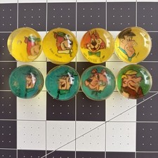 Vintage 1960s Hanna-Barbera Superballs Lot of 8 Yogi Bear Flintstones Mr Jinks
