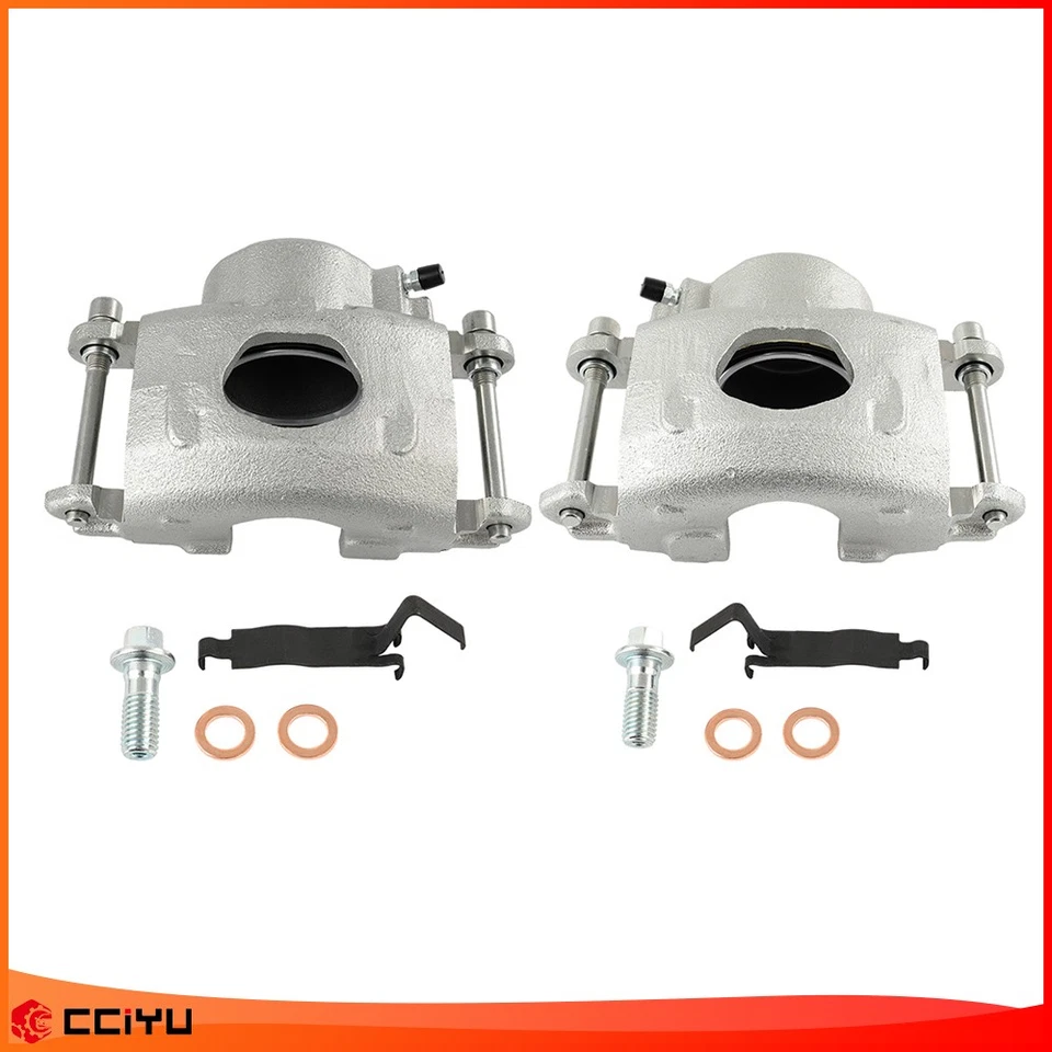 Pair Front Disc Brake Calipers For 1985-1989 ,1990-2002 CHEVROLET ASTRO RWD Foto 2 de 4