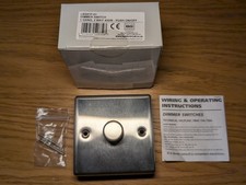 Image of British General Dimmer Switch 1-Gang, 2-Way, 400w, push on/off LBS81P-01