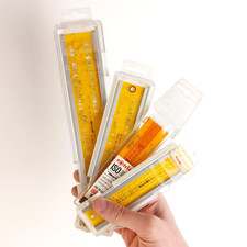 4x ROTRING Lettering Templates For Technical Drafting 7mm, 5mm, 3.5mm, 2.5mm