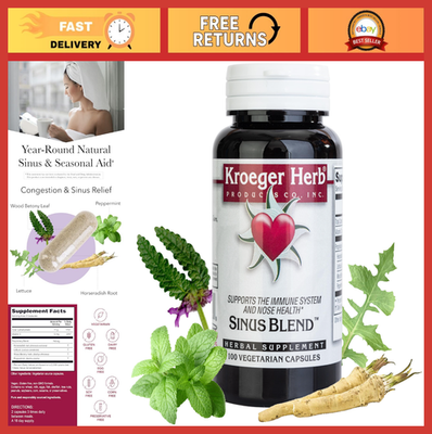 #ad All Natural Sinus Support Congestion amp; Pressure Relief Non GMO USA Made $24.99