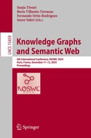 Knowledge Graphs And Semantic Web Sanju Tiwari (U. A.) Taschenbuch Xiii Englisch