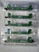 Beautiful Intermountain Burlington Northern Twin Stack Container Car 5-Pak HO