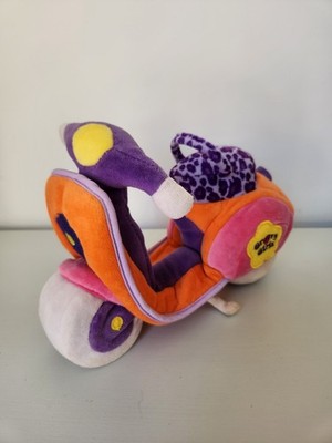 Groovy Girls Manhattan Spielzeug Plüsch Moped Motorrad Vintage 2001 Retro Leopard Y2K