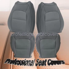 For 2015-2022 Chevy Colorado GMC Canyon Bottom/Top Replacement Seat Cover Gray