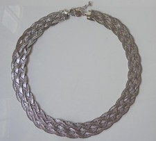 Massives Vintage Silber-Collier Kette Milor Italy 925er Silber