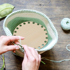 6" Diameter Crochet Basket Bottom, 6Pcs Round Blank Crochet Knitting Wooden B...