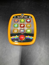 Vtech Tiny Touch Tablet Teaches Animals Music Numbers Letters Age 6-36M Works
