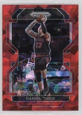 2021-22 Panini Prizm Red Ice Prizm Daniel Theis #3 0t2