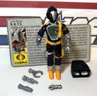 GI Joe BATS 1986 v1 *100% COMPLETE w/Card, EXCELLENT!* Bats Vintage Cobra ARAH