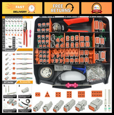 378 PCS Waterproof Connector Kit - 2-12 Pin Crimping Tool Removal Tool for Car