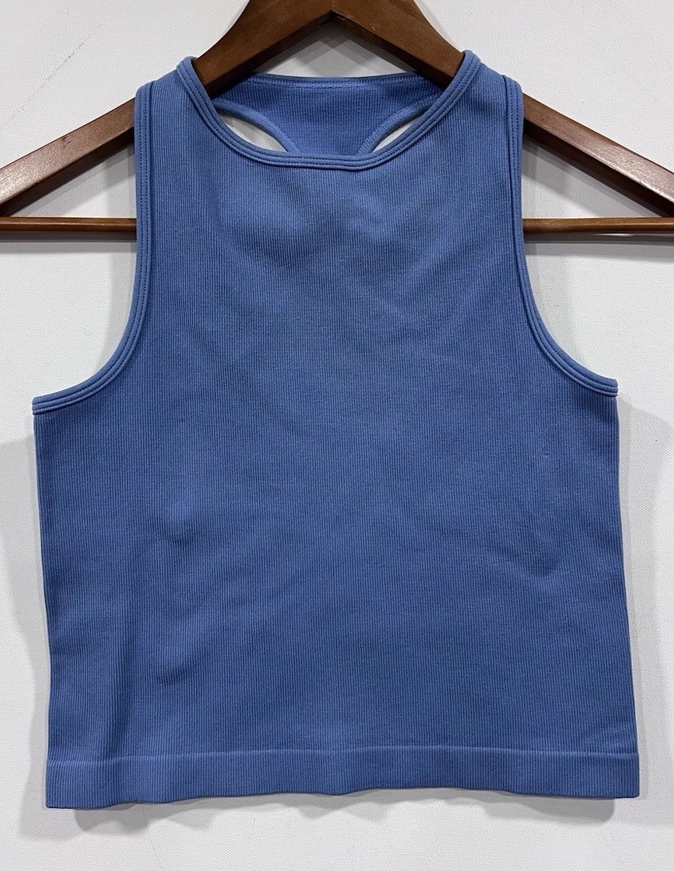 Intimately Free People Women's Ribbed Round Neck Racer Back Cropped Tank XS/S