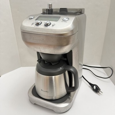 Breville BDC650BSSUSC Grind Control Coffee Maker Grinder Tested Works READ