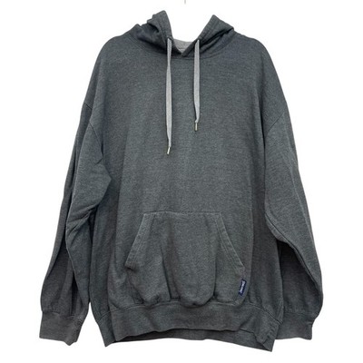 Spalding Hoodie XXL Gray Fleece Pullover Pocket Sweatshirt Mens