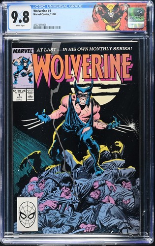Wolverine #1 CGC 9.8 Absolutely Stunning Book! 1st Wolverine as Patch 1988